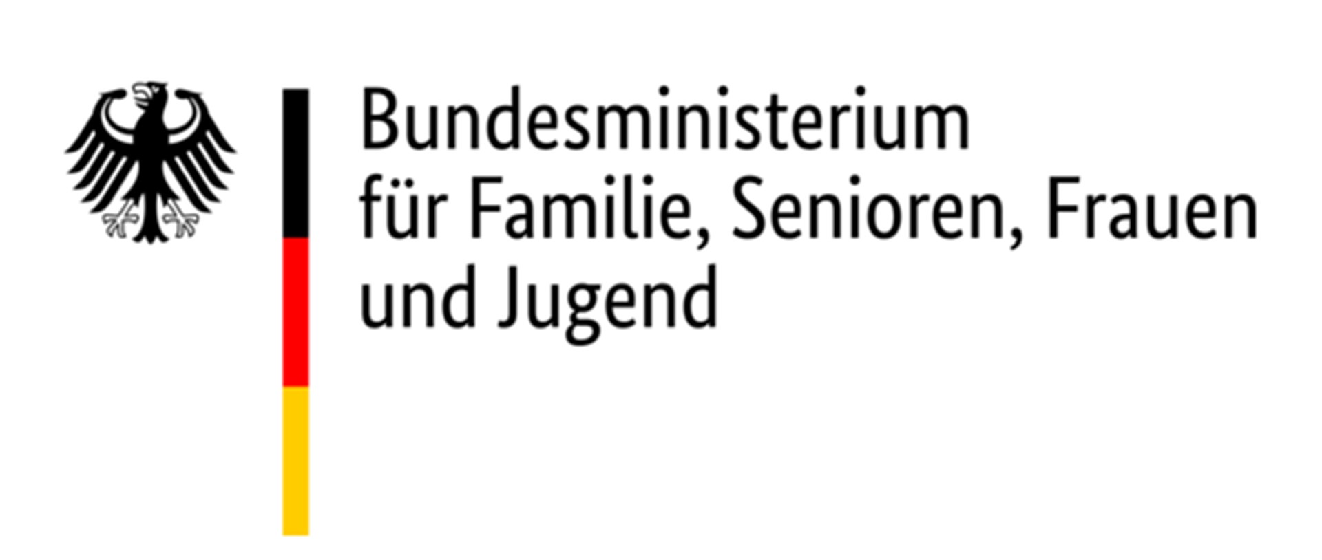 Logo des Bundesministeriums für Familie, Senioren, Frauen und Jugend (BMFSFJ)